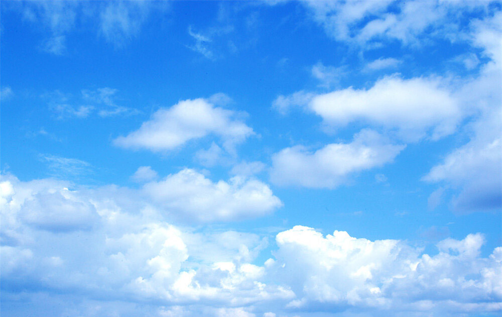 Blue Sky White Cloud Backdrop Fresh Baby Shower Birthday Background Studio Props
