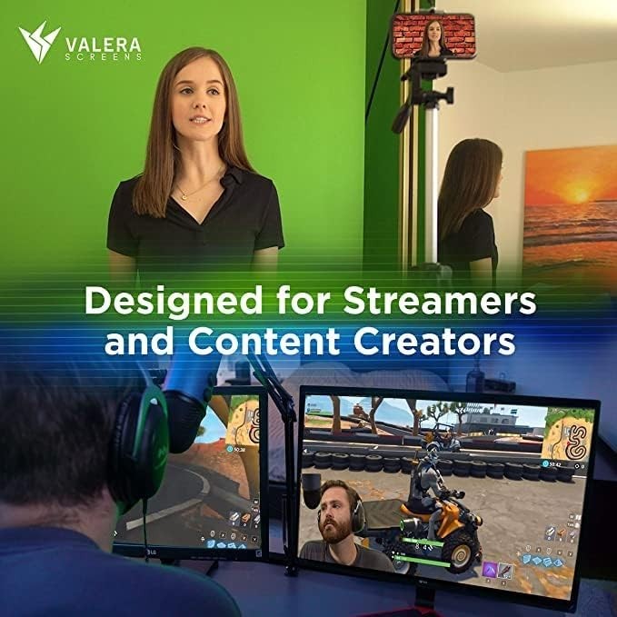 Valera Creator Portable Retractable Green Screen 75×58″ Not available on Amazon!