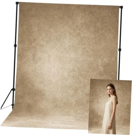 Beige Photo Backdrop,Classic Abstract Texture Photography 8x10ft Beige Textured