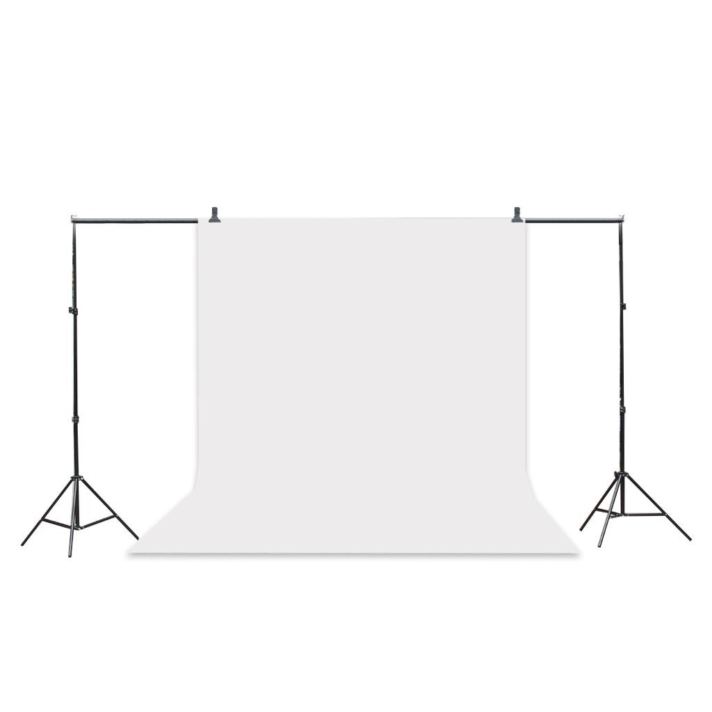 Kshioe Photography 10ft Backdrop Stand Kit 1.6*3m Green Screen Black White Clamp