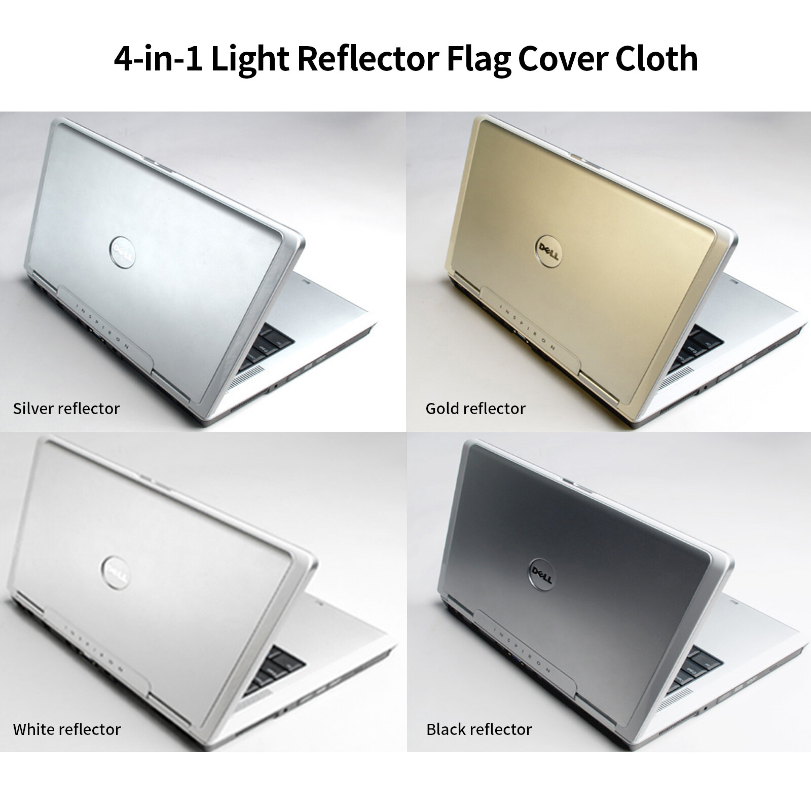 3 Sizes Stainless Flag Panel Cloth Reflector Diffuser for Photo Video Studio