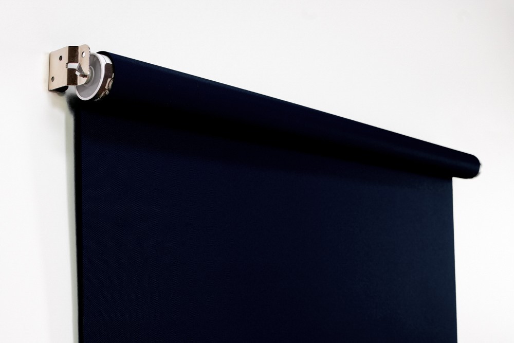 Black 2.5×5 Rollup Backdrop Wall or Ceiling Mount for Studio & Portrait Photos