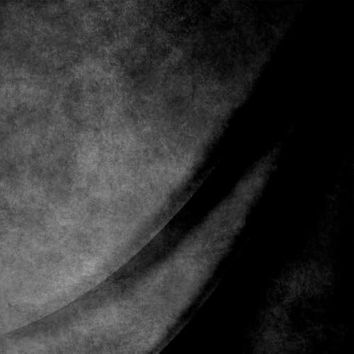 Abstract Backdrop Background for Photography Headshot Portraits 5x7ft Black