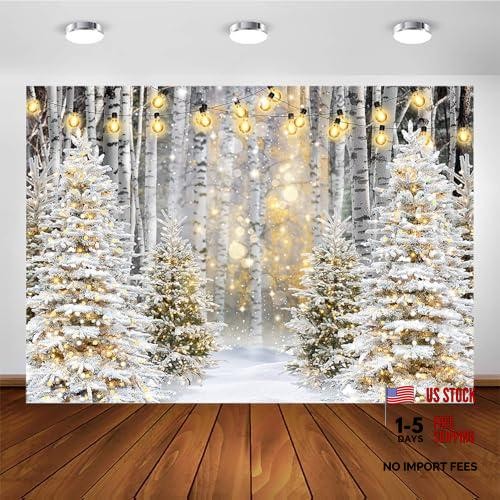 Snowflake Backdrop – Winter Forest – Snowflake – 7x5ft
