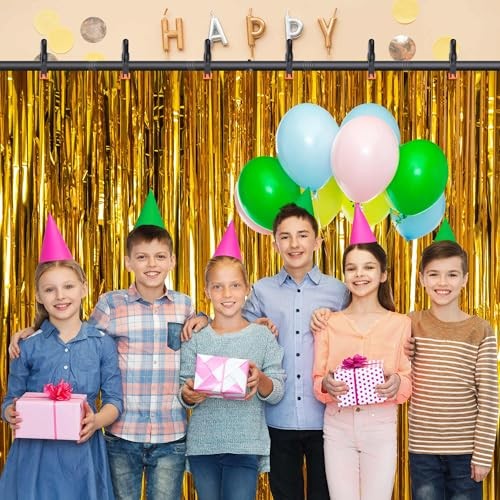 T-Shape Backdrop Stand 8×7.2FT, Height and Width Adjustable Background 8×7.2ft