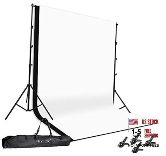 Photo Background Support System with 8.5 x 10ft Backdrop Stand Kit, 100%