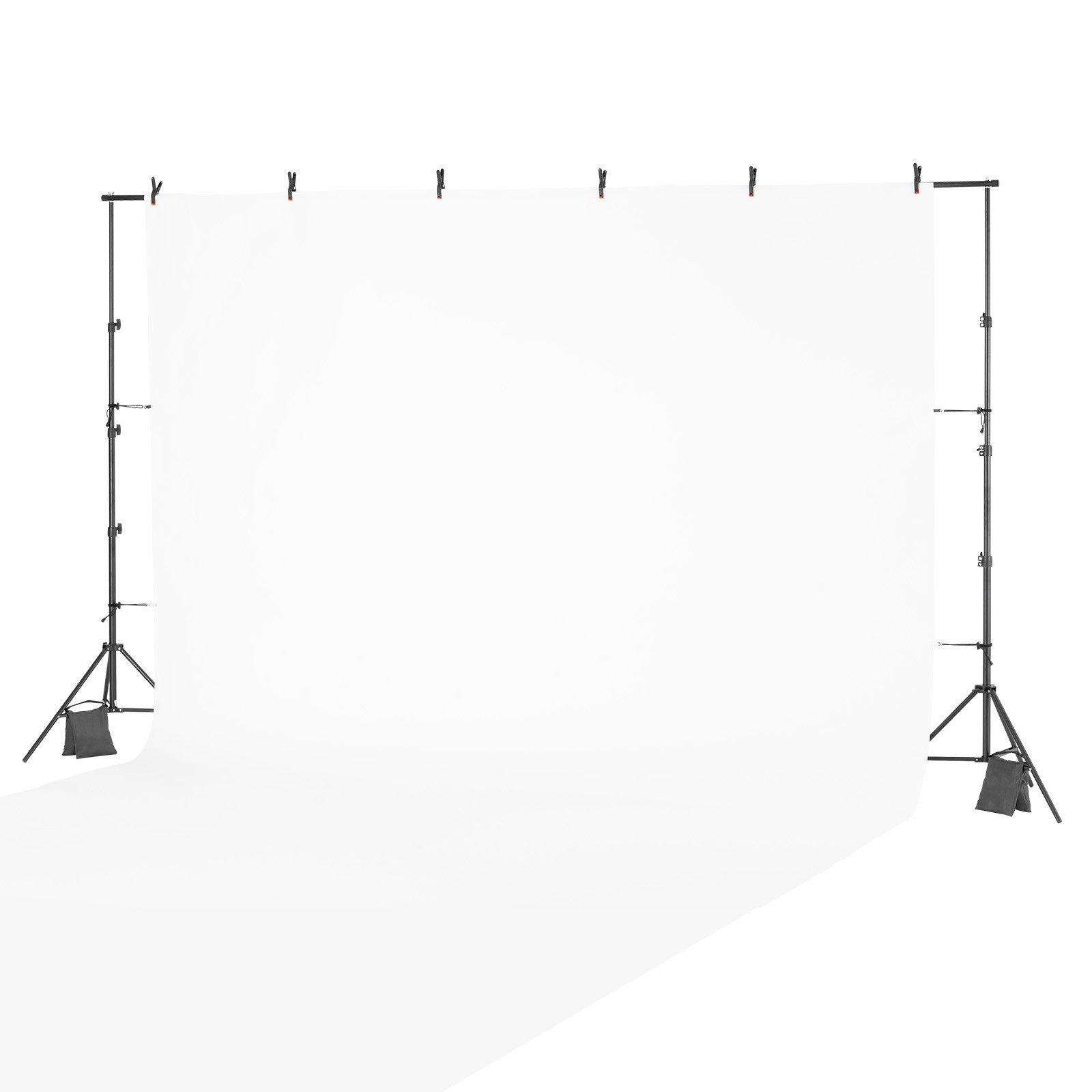 Backdrop Stand Background Stand Kit with 2 Tripod for Party & Photo Studio
