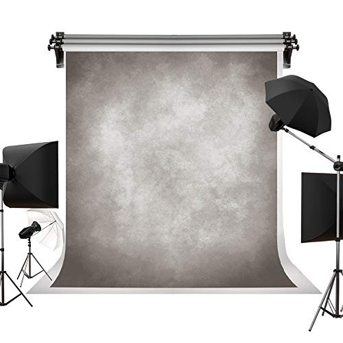 5x7ft Vintage Backdrops Abstract Portrait Photo Backdrop for Photography Grey