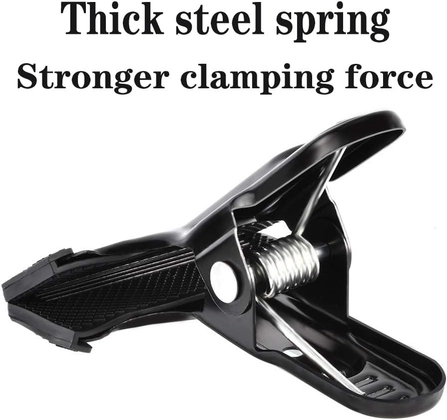 Backdrop Spring Clamps – 6 Pack of 4″ Heavy Duty Clips for Photography Backgroun