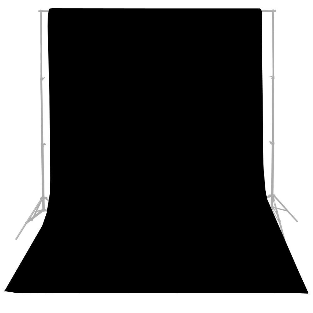 Black Muslin Backdrop Photo Studio Background Seamless 6×9 10×10 10×12 10×16 ft