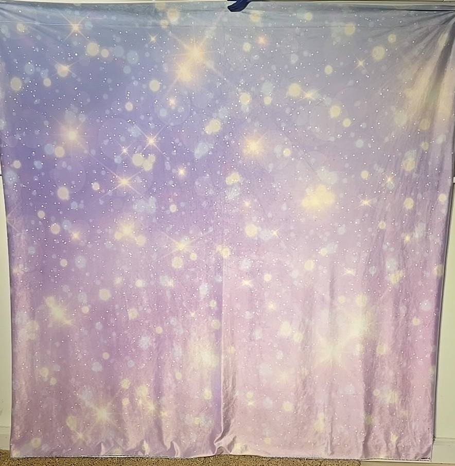KATE Backdrop Bokeh Ombre Pink Purple Sparkle Photography Photoshoot 6.5′ x 8′