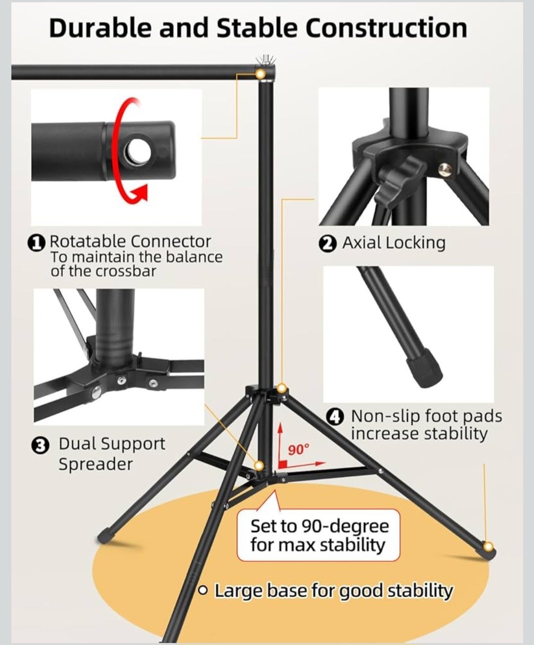 Emart Photo Backdrop Stand Kit
