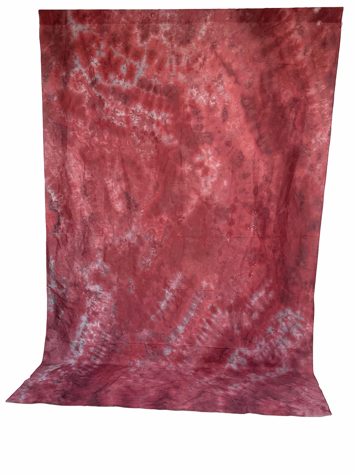 6×9 ft Burgundy Red & Gray Abstract Backdrop Dyed Background Cotton Muslin