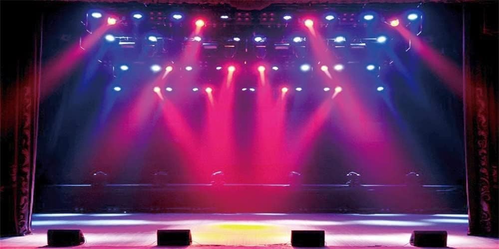 Yeele 20x10ft Stage Concert Backdrop Lighting Nightclub Musical Hall