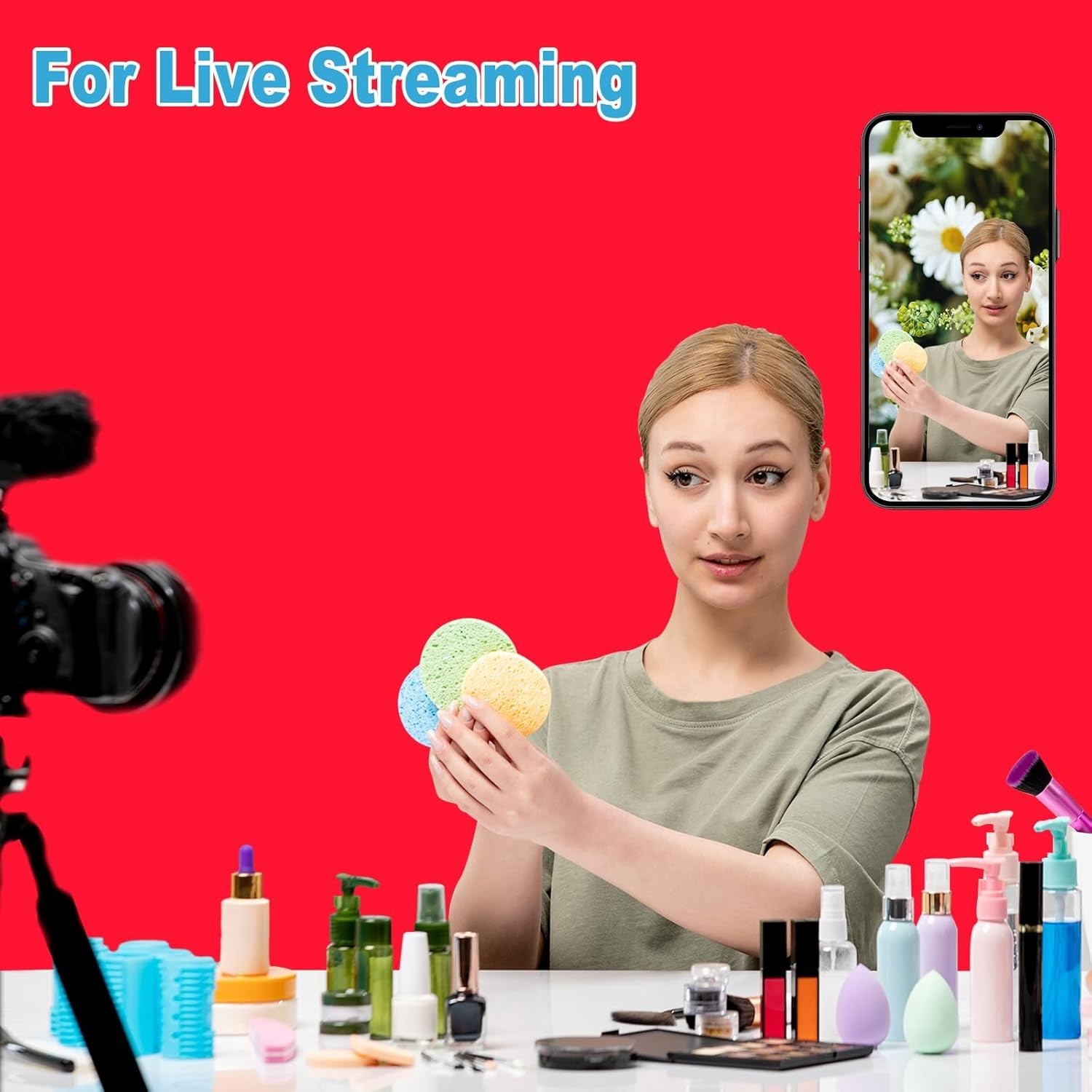Professional 5×7 FT Red Polyester Backdrop – For Portraits & Product Photography