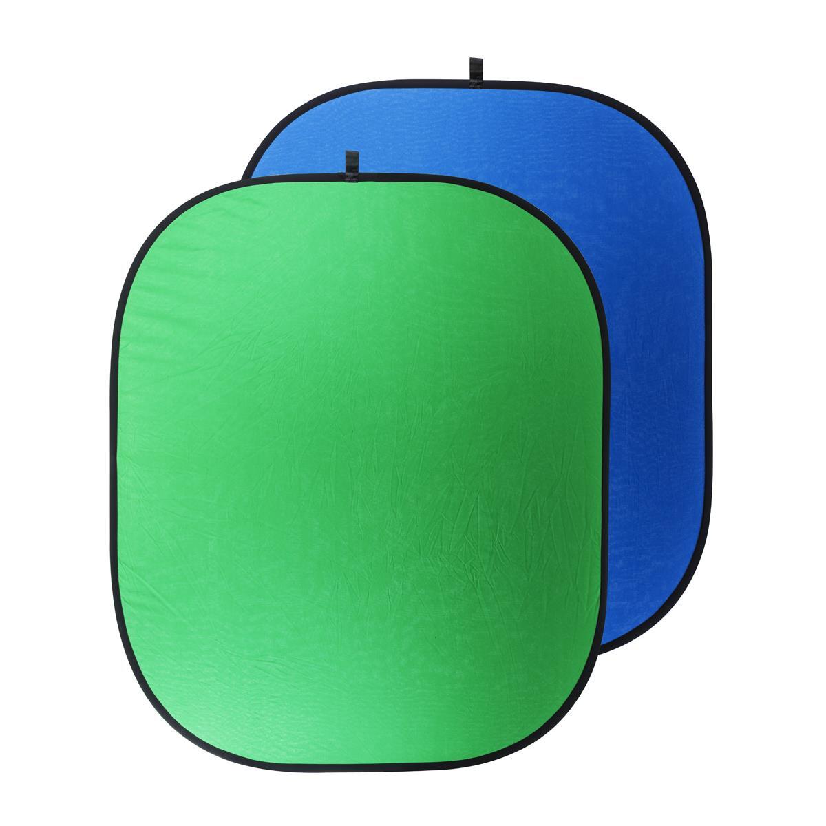 Belle Drape Collapsible Background – 60×72″ (Blue/Green Chroma) #BDPB-6072BG