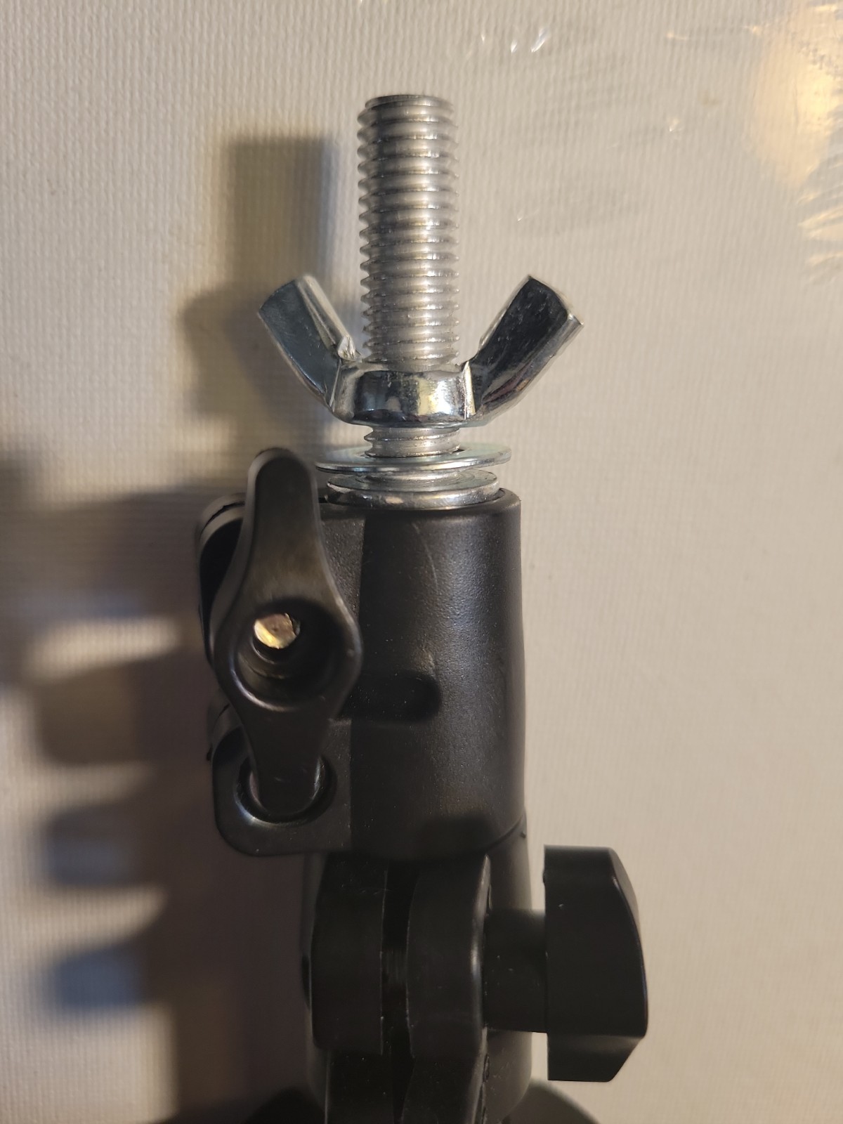 3.5 Tall Photography Tripod Light Or Backdrop Stand With Wing Nut Attachment