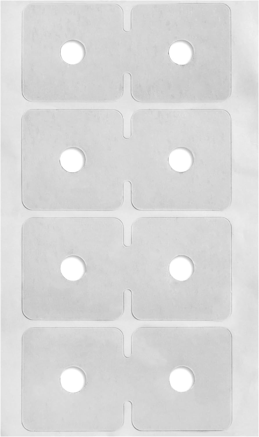 PolyTabs – Crystal Clear BAN062 – Adhesive Grommet Alternative for Banners – Pac