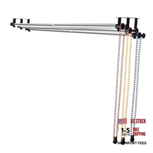 Photography Backdrop 3 Roller Support System, 118 inch Stainless Steel