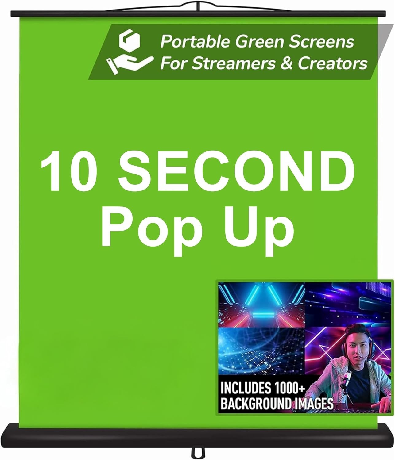 Valera Creator Portable Retractable Green Screen 75×58″ Not available on Amazon!