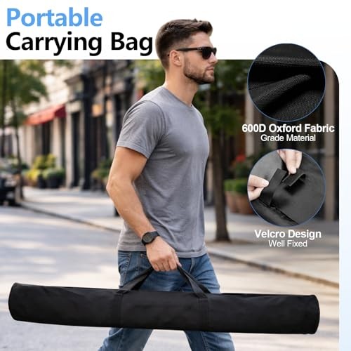 8 x 8FT Backdrop Banner Stand, Heavy Duty Adjustable Photo 8x8ft Silver