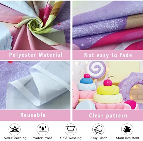 DASHAN 8x6ft Polyester Boudoir Living Room Backdrop 8x6FT, Random color