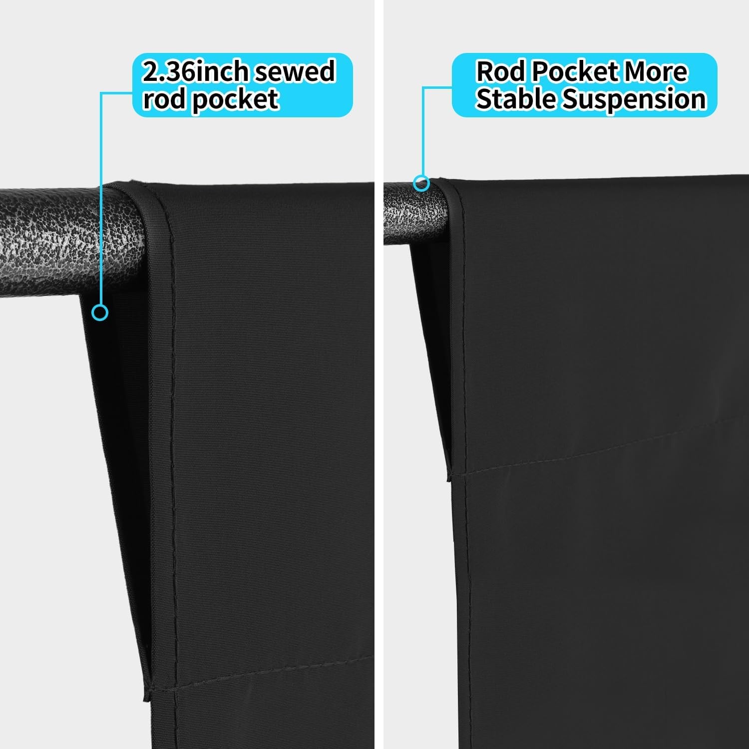 10 x 20 ft Backdrop Background Black Screen Black Backdrop Photography Video