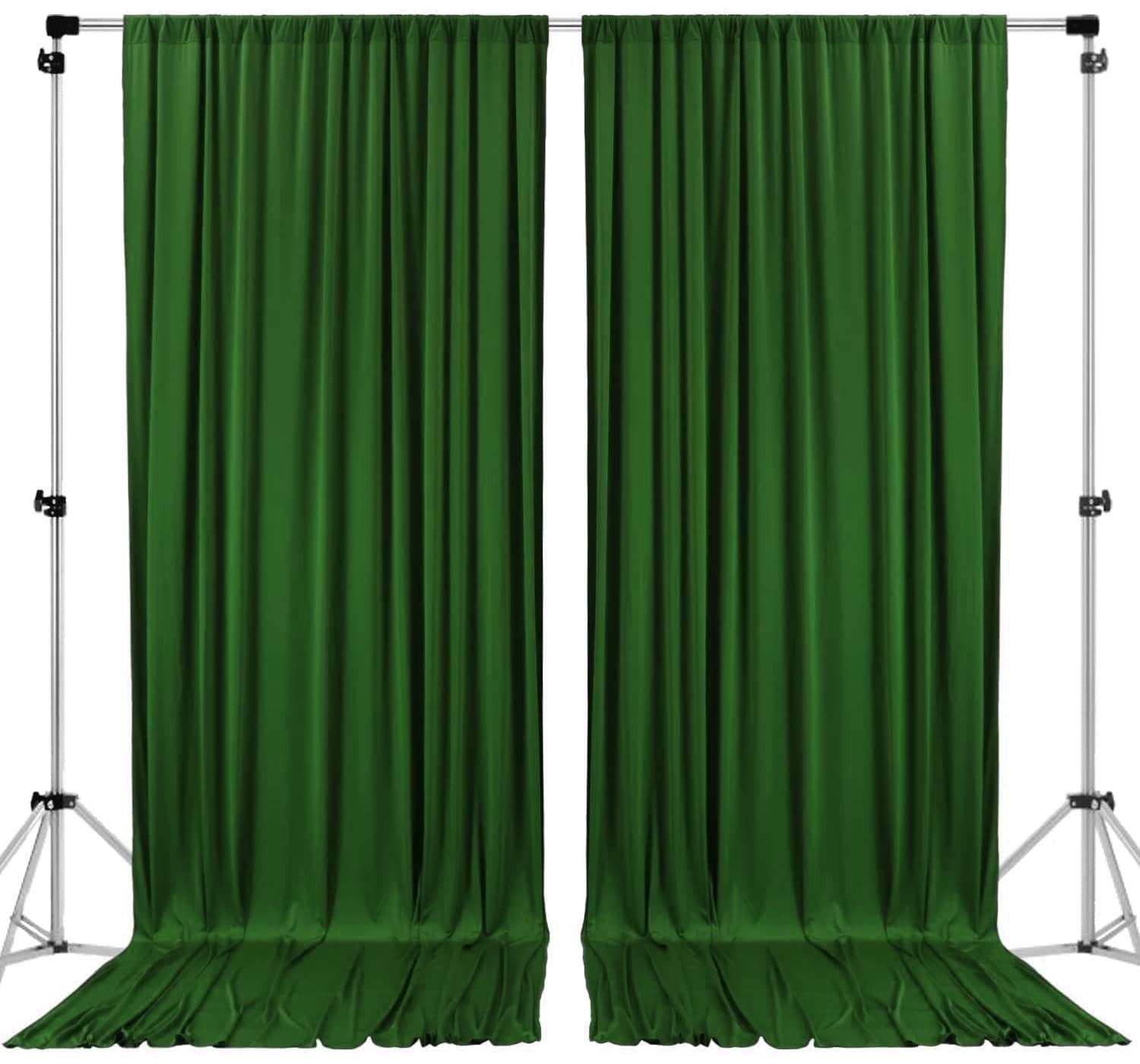 AK TRADING CO. 10 feet x 8 feet IFR Polyester Backdrop Drapes Curtains Panels…