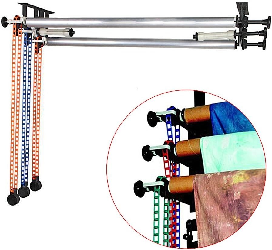 Neewer Photography 3 Roller Wall Mounting Manual Background Support System