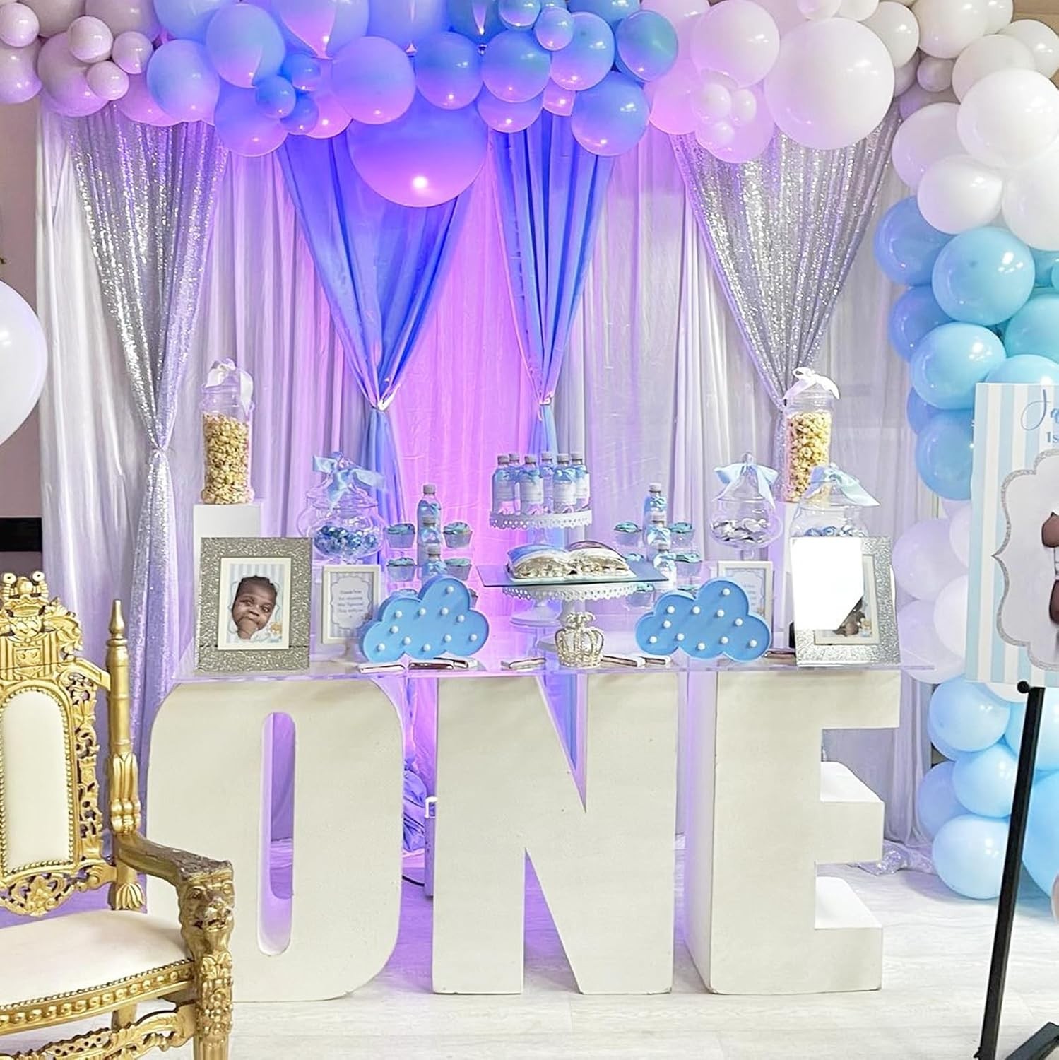 Lightweight Silver Sequin Backdrop Panels – Captivating Event Decor Solution