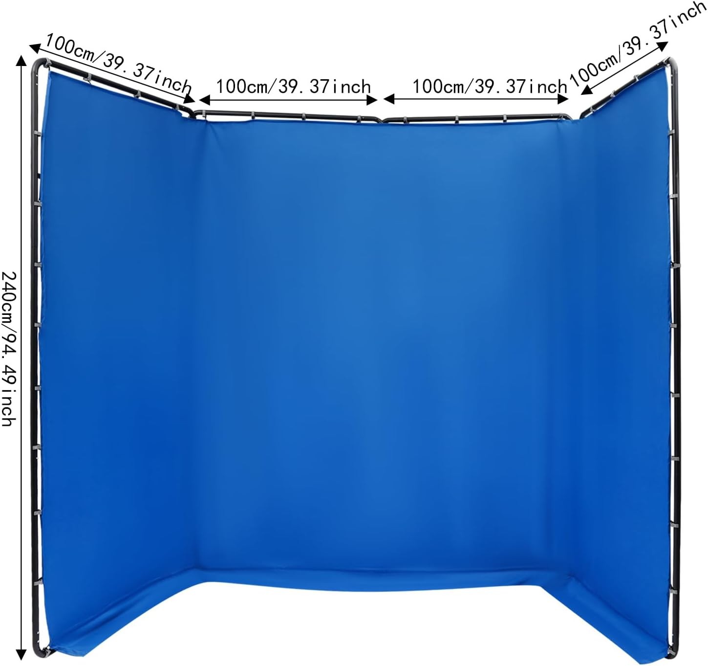 Portable Photography Backdrop Stand Foldable Photo Background w/ Carrying Bag