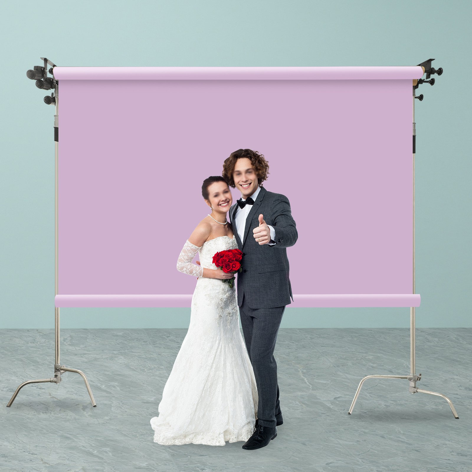 3 Roller Electric Wall Mount Photo Motorized Background Support System 10kg/22lb