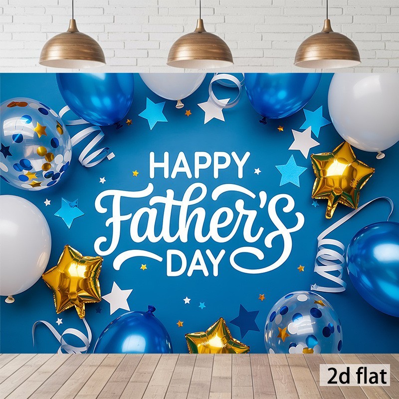 Father’s Day Background Cloth Party Photography Props Decoration Festival Shoot