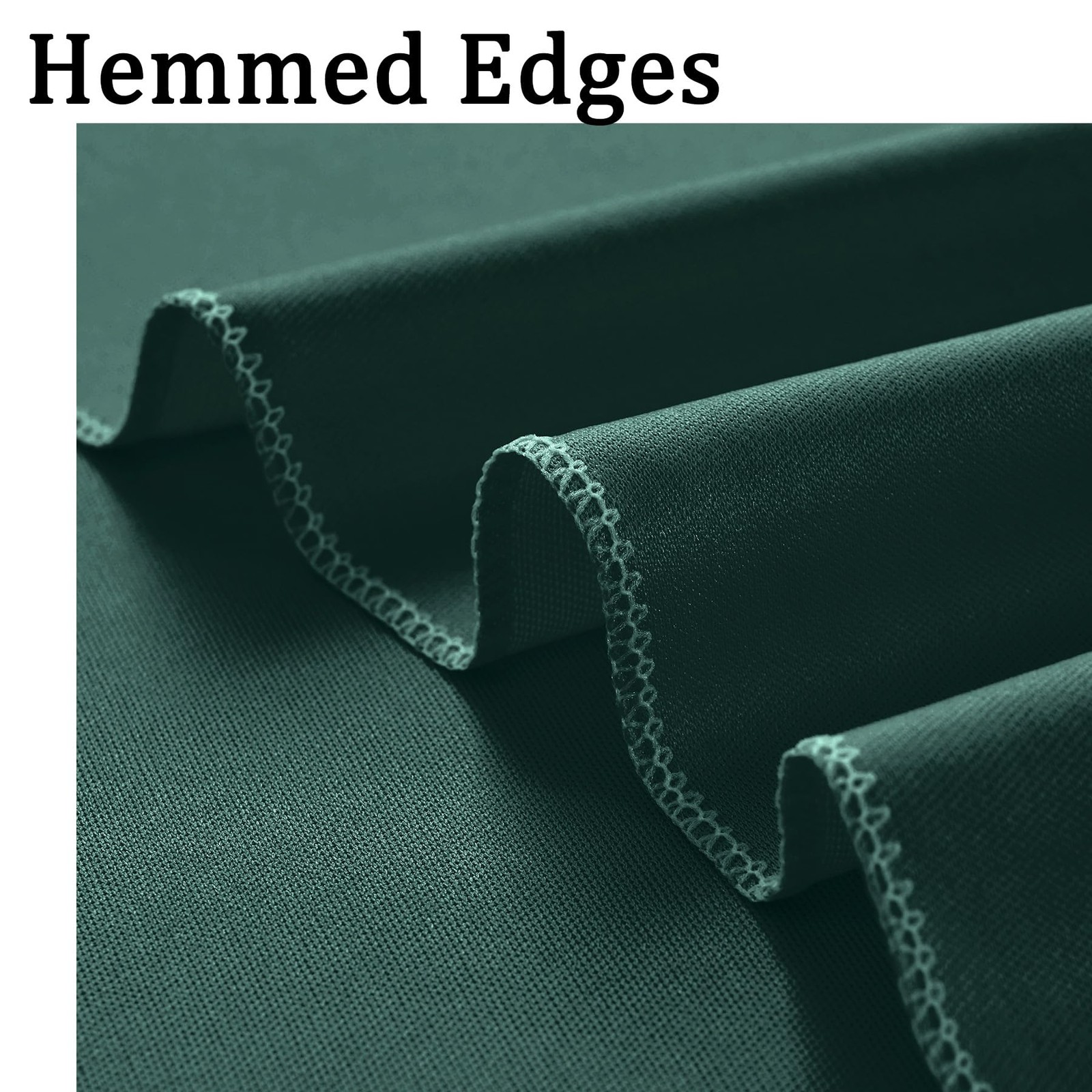 50ftx10ft Wrinkle Free Hunter Green Backdrop Curtains 50ftx10ft,