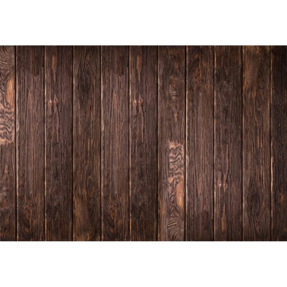 8x6ft Brown Wooden Board Wall Photography Background Rustic Wood Photo Backdrop