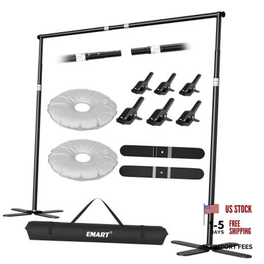 Pipe and Drape Backdrop Stand Kit 8.5x10ft, Heavy Duty Back Drop 8.5×10FT