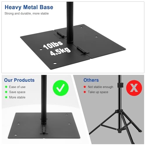 Backdrop Stand Kit – 10ft x 8.5ft Adjustable Photo Background Stand Support