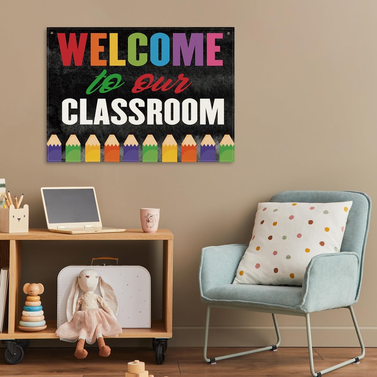 Welcome Decoration for Classroom, Welcome to Our Classroom Banner, Canvas Ban…