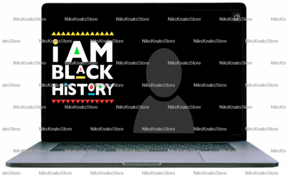 I Am Black History Zoom Background 2.0