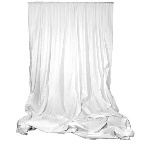 Impact Muslin Background (White, 10′ x 12′) New in Package