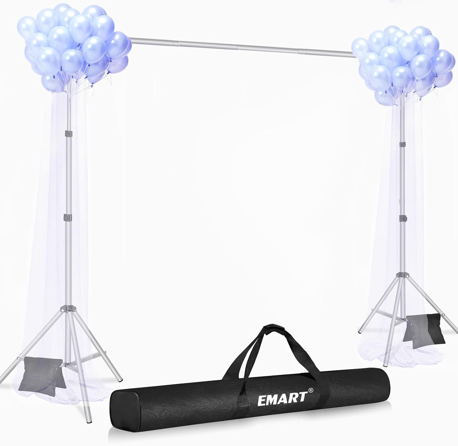 Backdrop Stand 10×8.5ft(WxH) Photo Studio Adjustable Background Stand Support