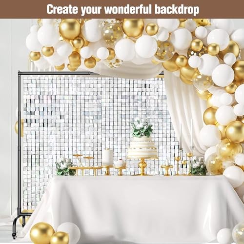 Rolling Backdrop Stand with Wheels – 10 x7.5 ft (WxH) Adjustable – 7.5x10FT