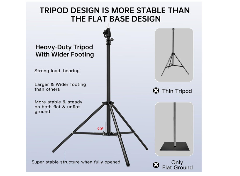 Soporte De Telon De Fondo Para Fiestas Estudio Fotografia 8.5 x 10 ft Ajustable