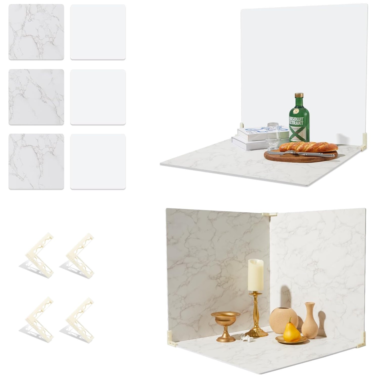 Versatile Food Photography Backdrops – Set of 3