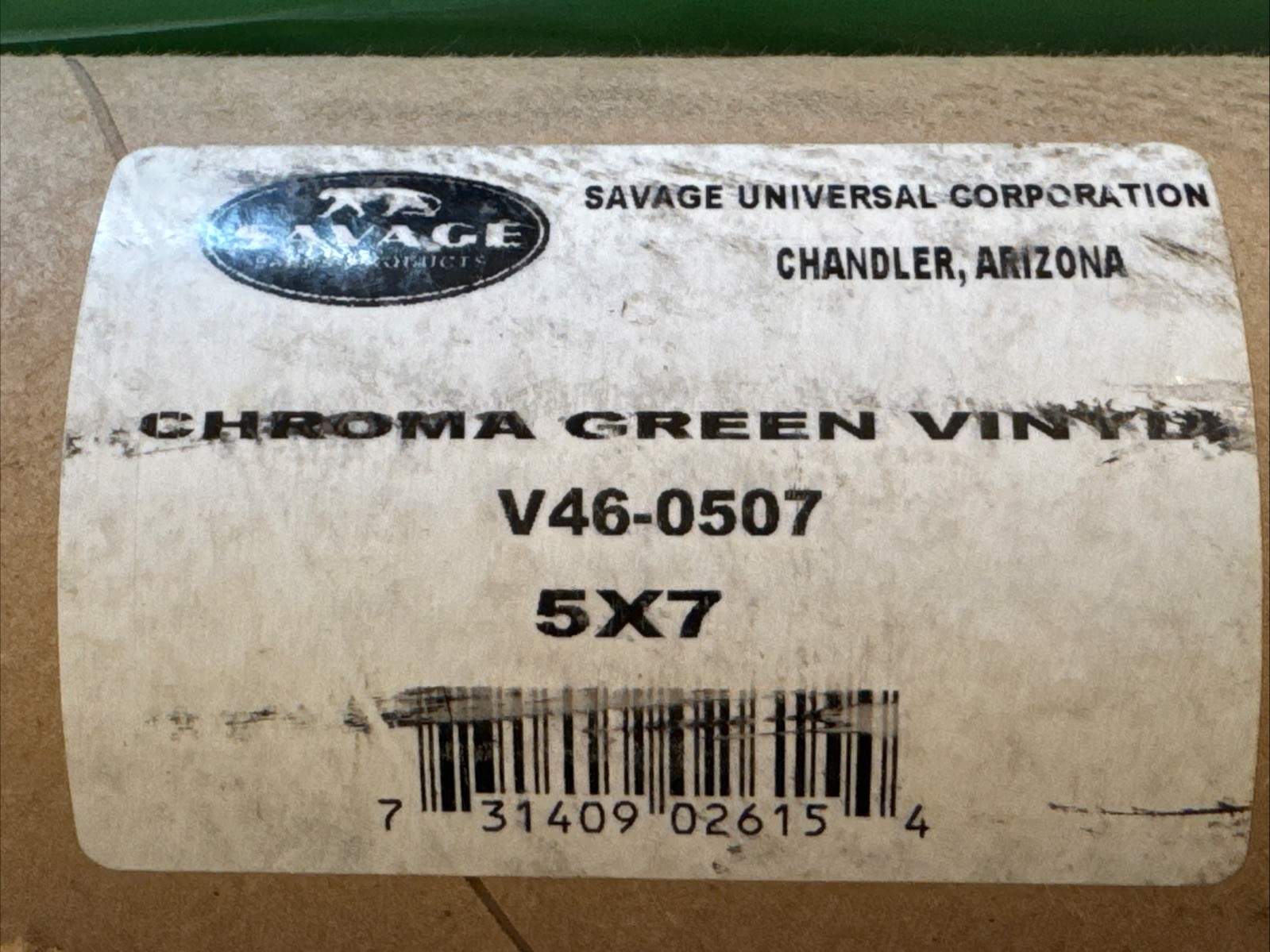 NEW Savage Universal 5×7 ft CHROMA GREEN V46-0507 Photo Vinyl Background Screen
