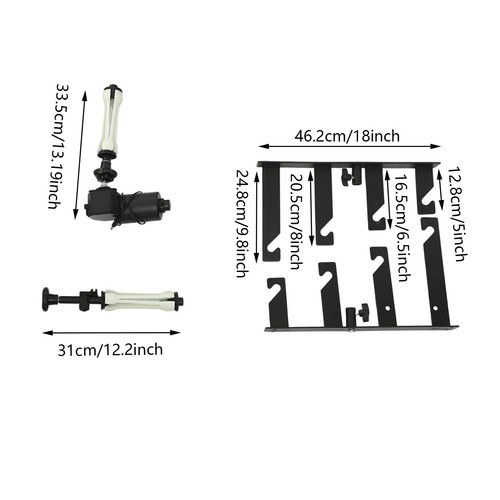 4 Roller Electric Photography Background Mechanism Wall Ceiling Mount w/Remote