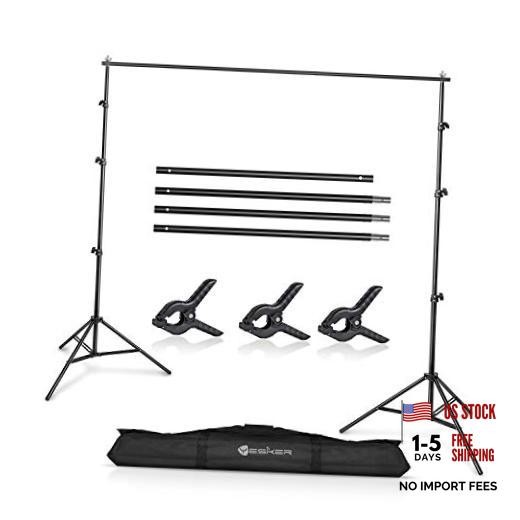 10 X 10 ft Photo Video Studio Background Support Stand, Adjustable Heavy Duty
