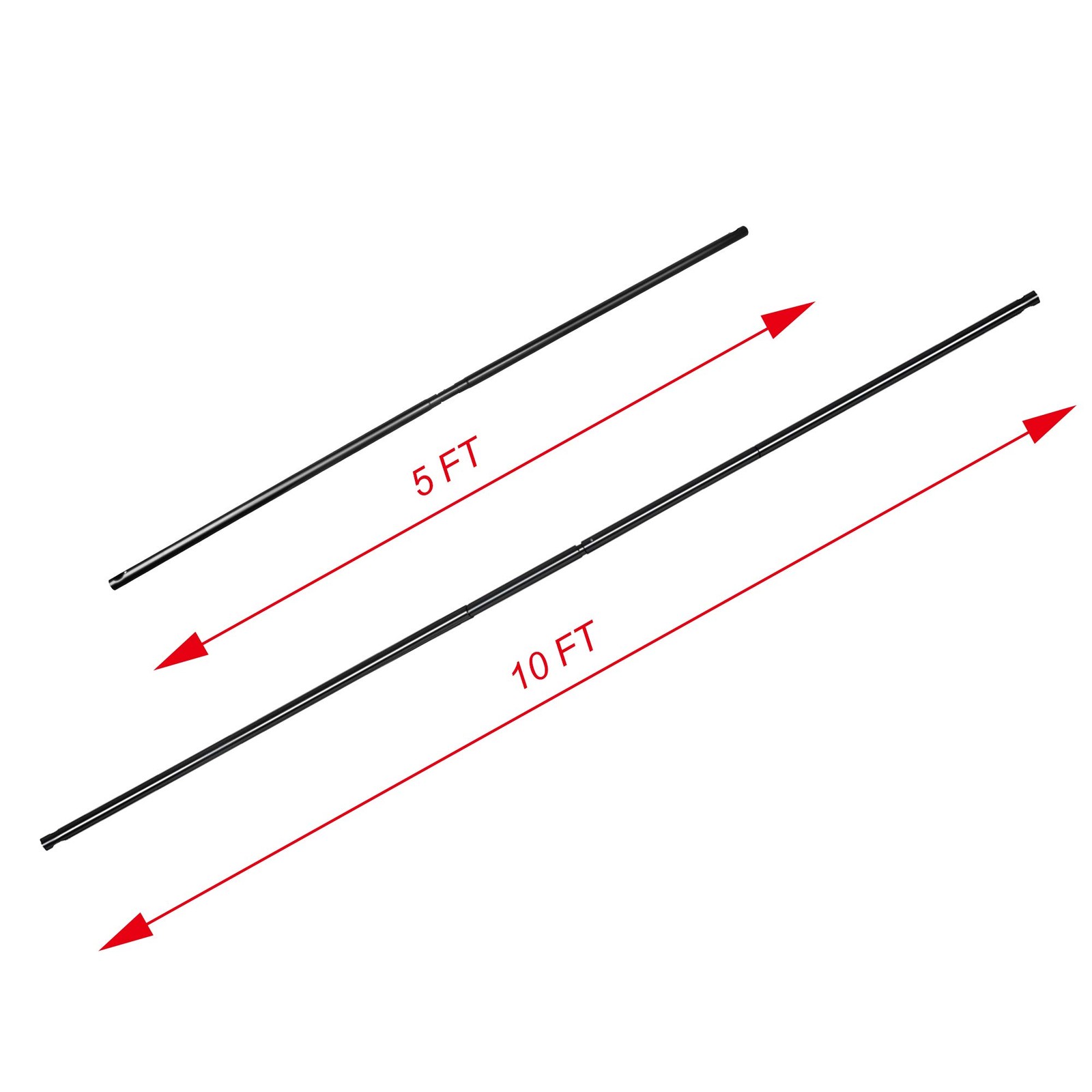 EM-BS2030 Backdrop Support Stand 10 FT Crossbar, Fit Light Stands, Tripod