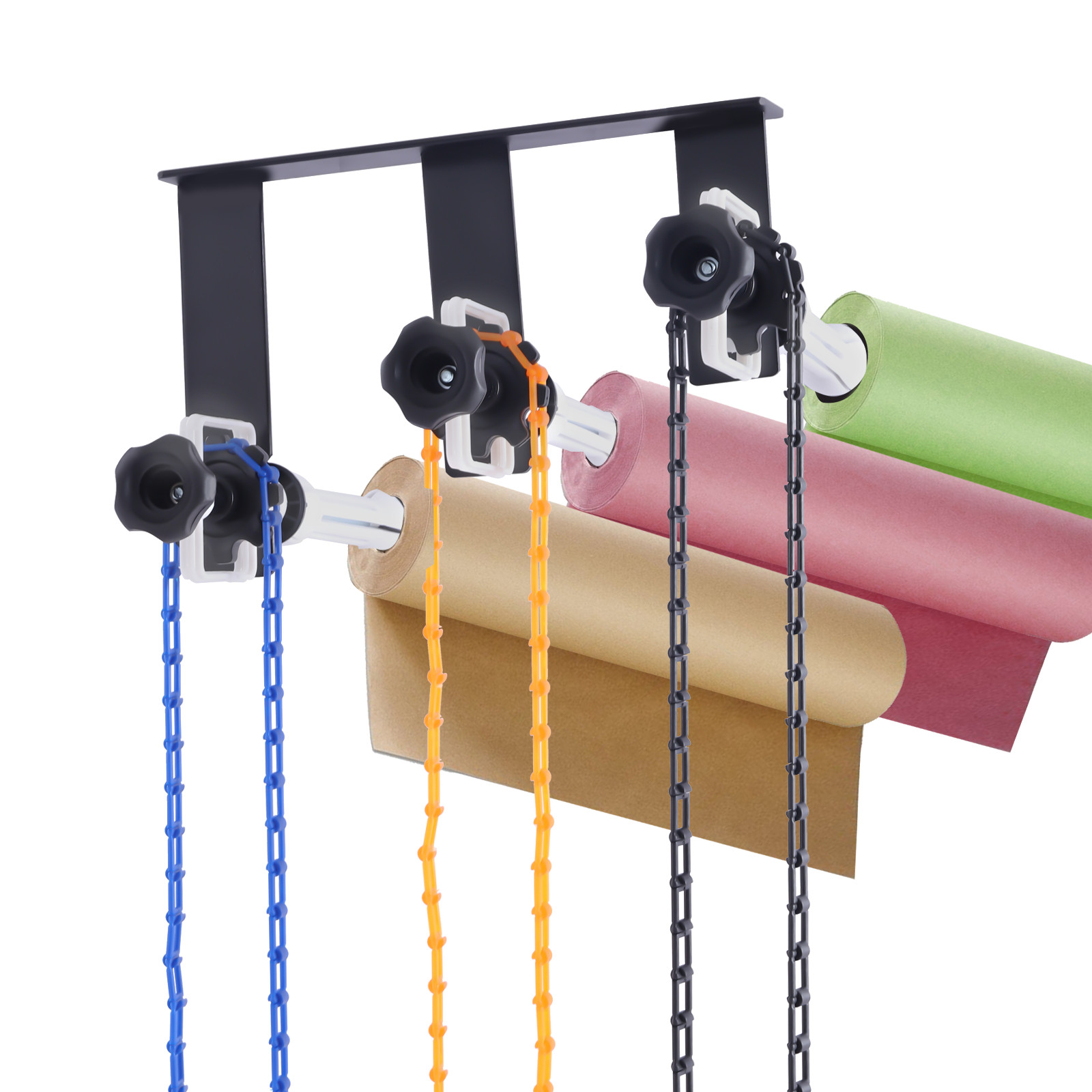 Photography 3 Roller Backdrop Wall Mount Manual Background Roller Support System