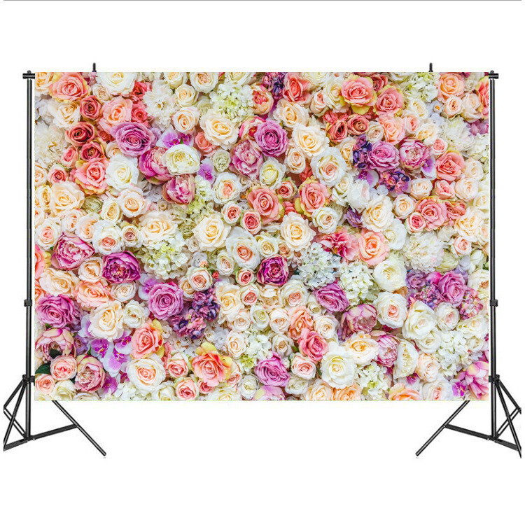 Romantic Floral Photography Background Video Studio Backdrops Party Wedding